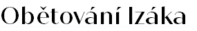 Obětování Izáka